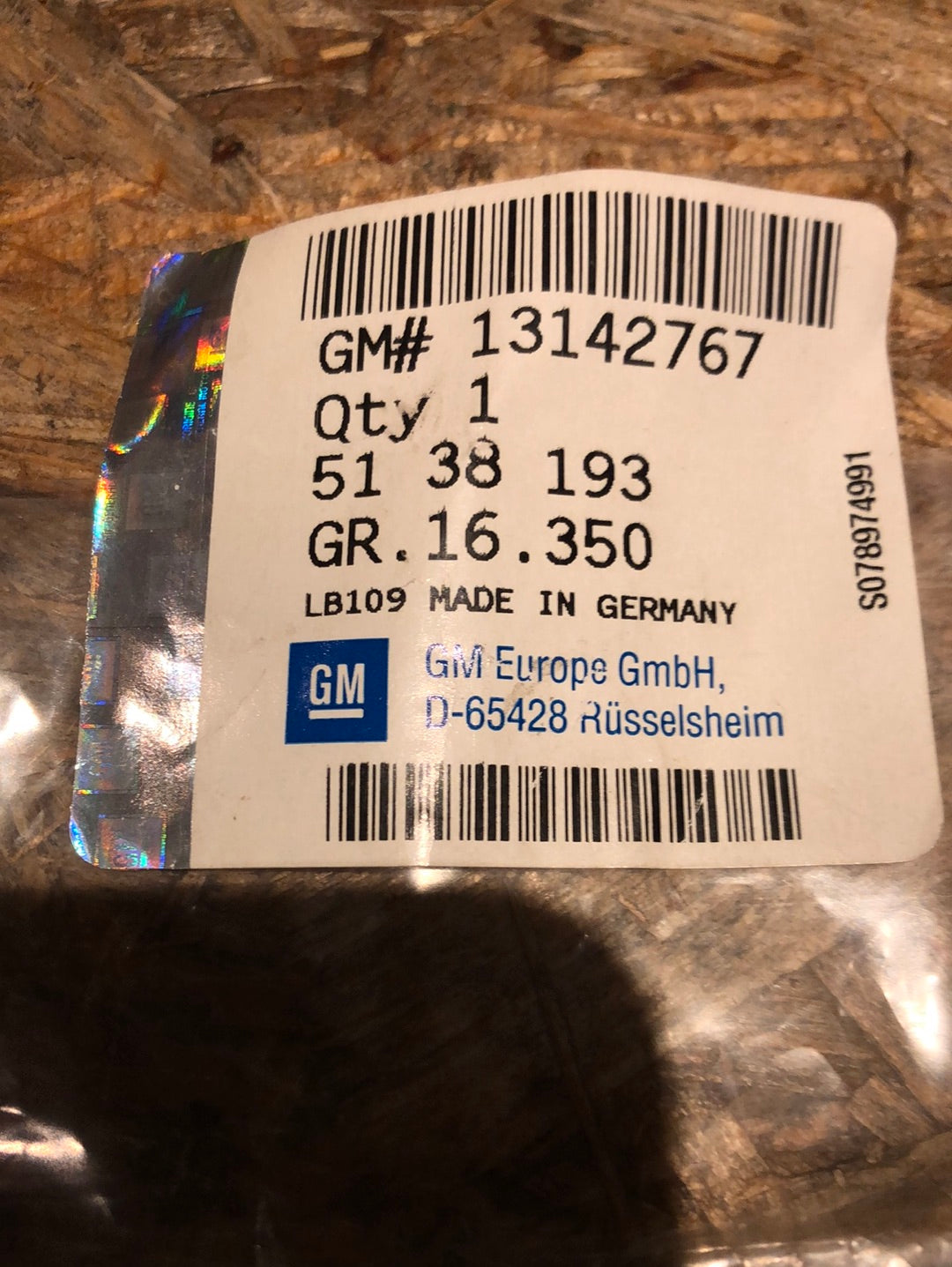 Original GM Opel Astra H Zafira B Türgriff außen vorne links Neu