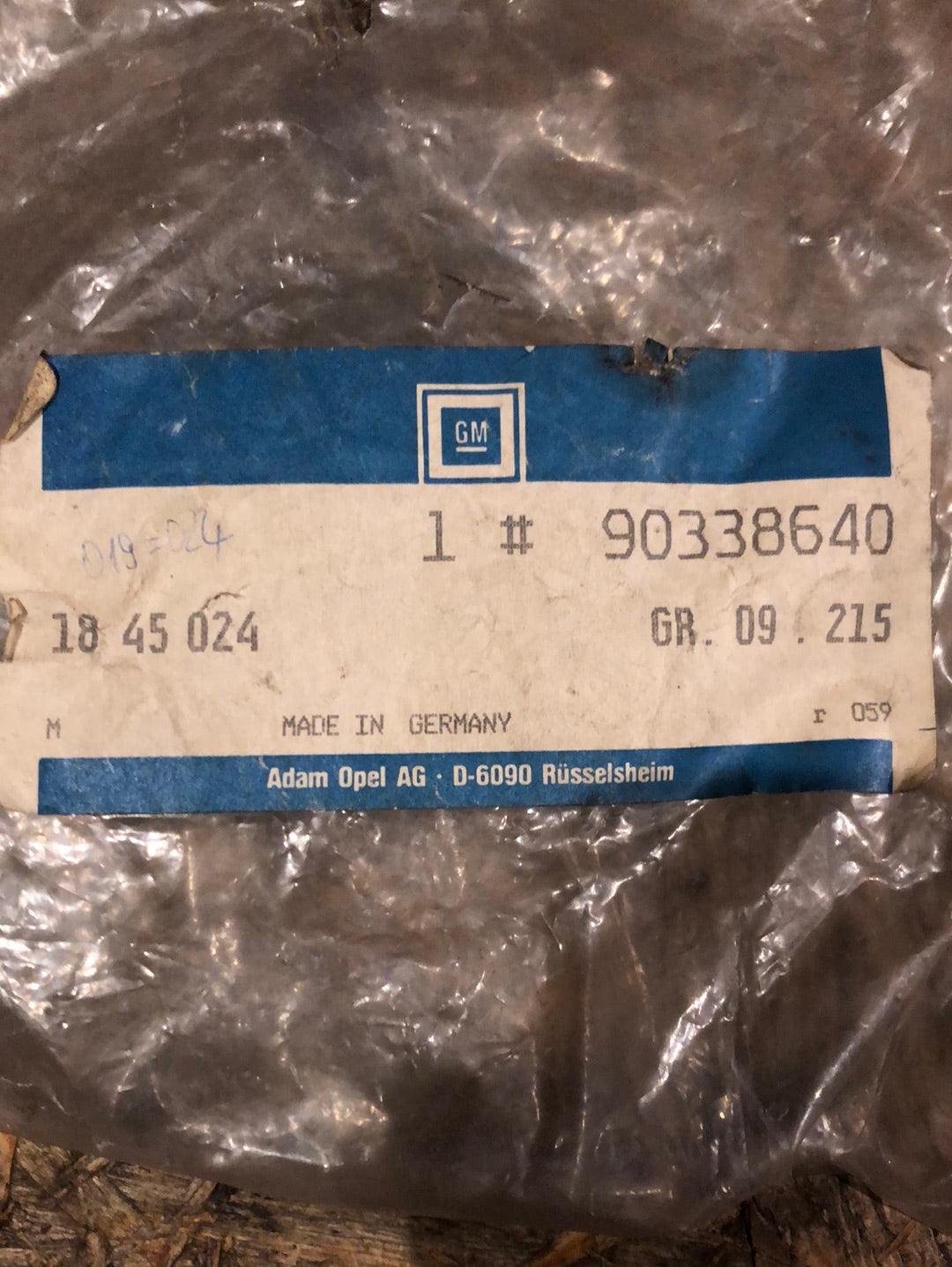 Original GM Opel Senator Mischluftklappe Neu