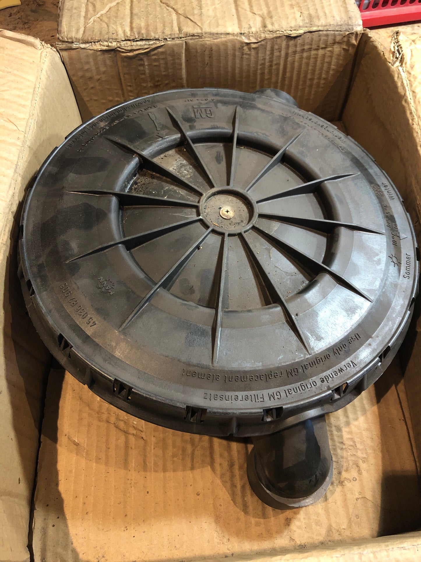 Original Opel Kadett D Luftfilterkasten Neu