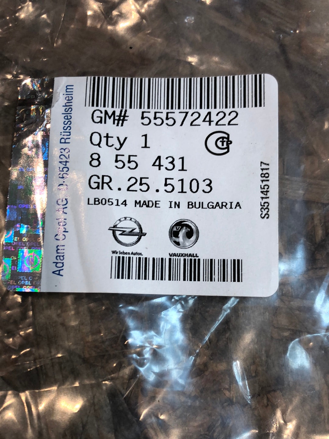 Original GM Opel Astra J 2.0 BiTurbo CDTi Sensor Abgastemperatur Neu