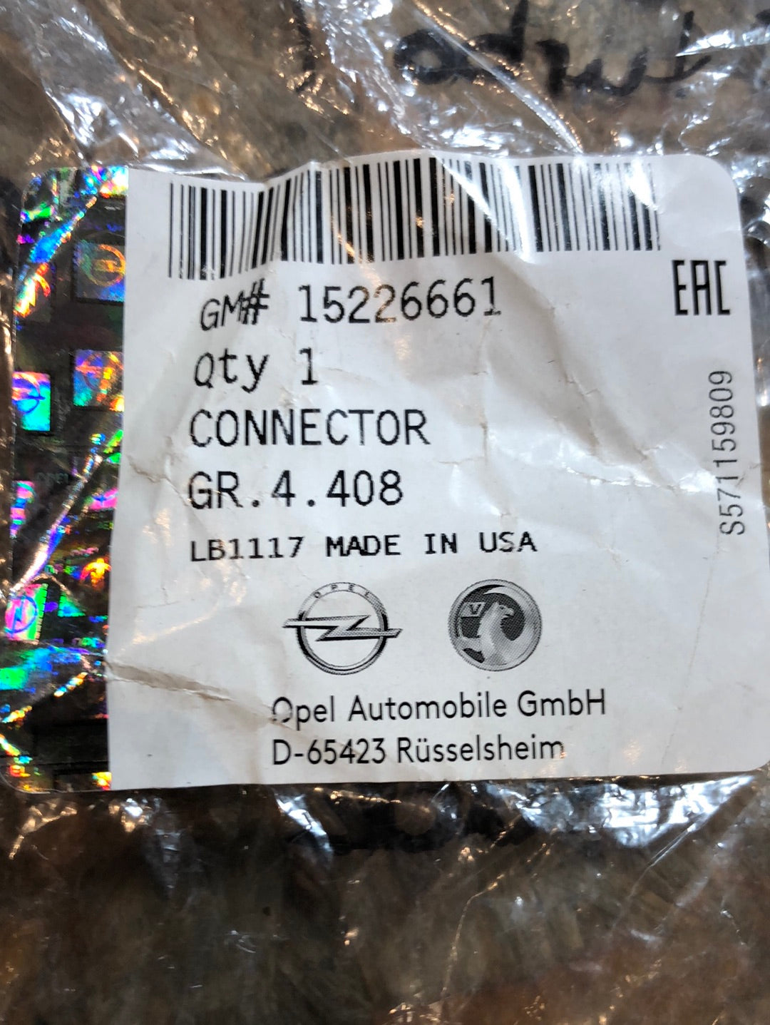 Original GM Opel Insignia A 2.8 V6 Turbo OPC A28NER Verbindungsstück Neu