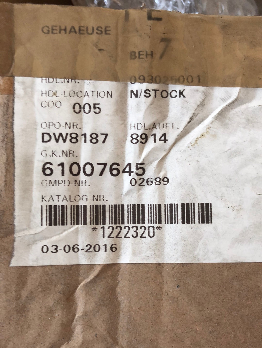 Original GM Opel Zafira Tourer C Heckleuchte links Neu