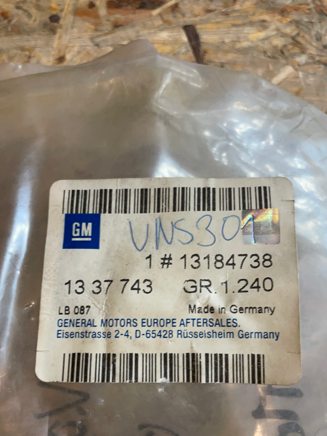 Original GM Opel Astra H Kühlerschlauch Neu