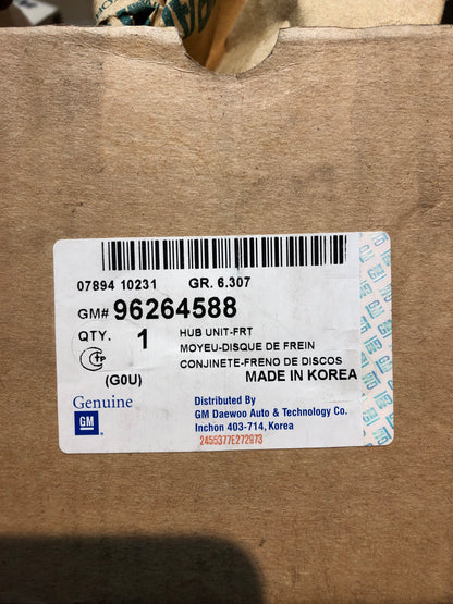 Original GM Chevrolet Rezzo Radnabe Neu