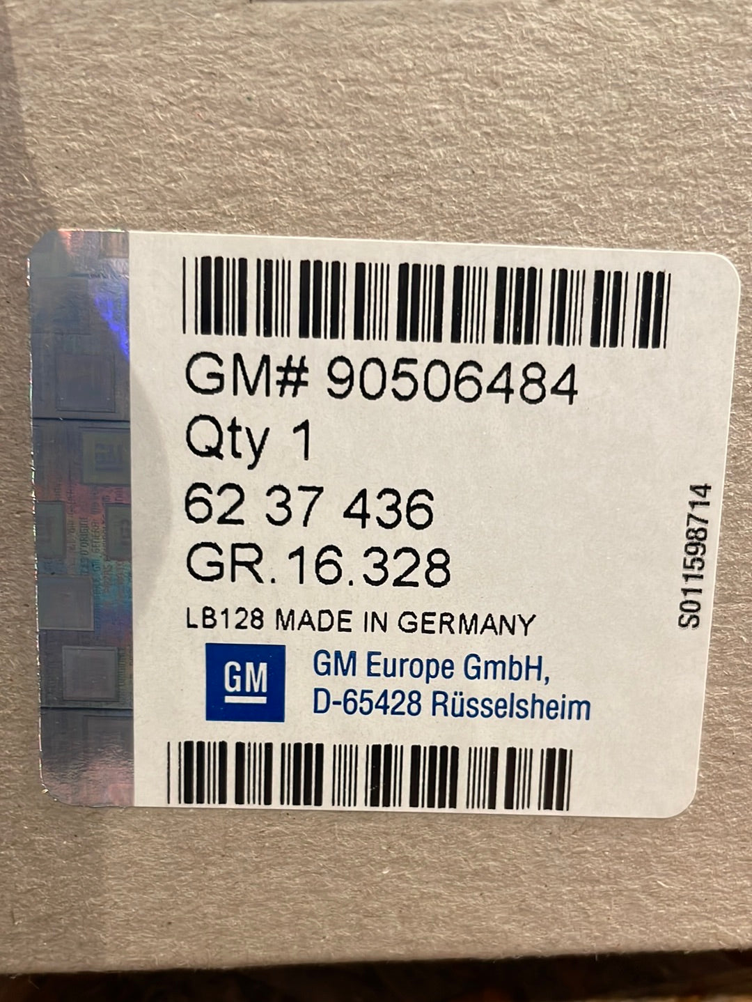 Original GM Opel Vectra A Calibra Schalter Türverriegelung Steuergerät Neu