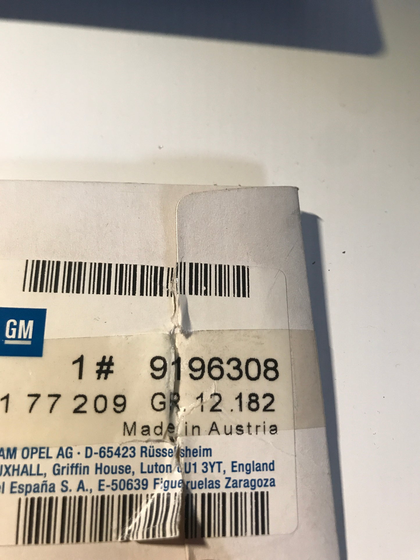 Original Corsa C 16 V Chrom Emblem hinten NEU