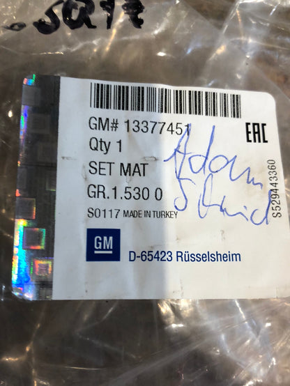 Original GM Opel Adam Gummimattensatz (4-Tlg.) Neu