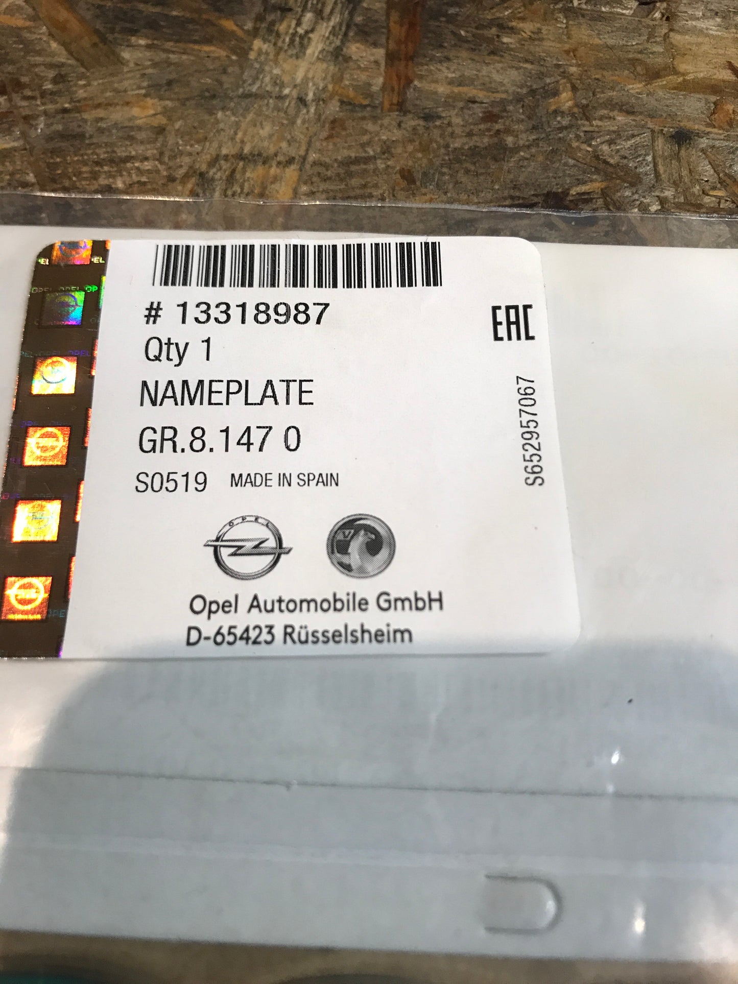 Original Ecoflex Schriftzug NEU