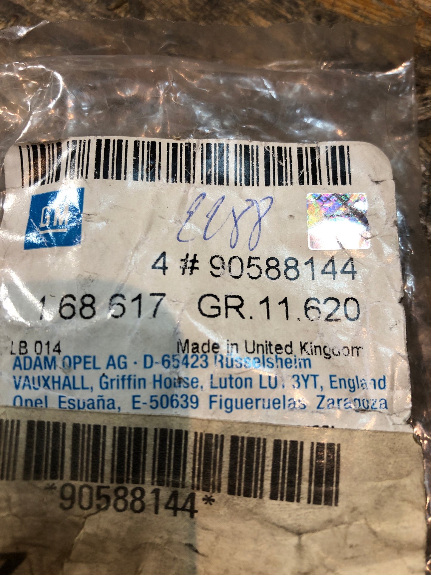 Original GM Opel Astra G Zafira Befestigungsteile Sitzschale Neu