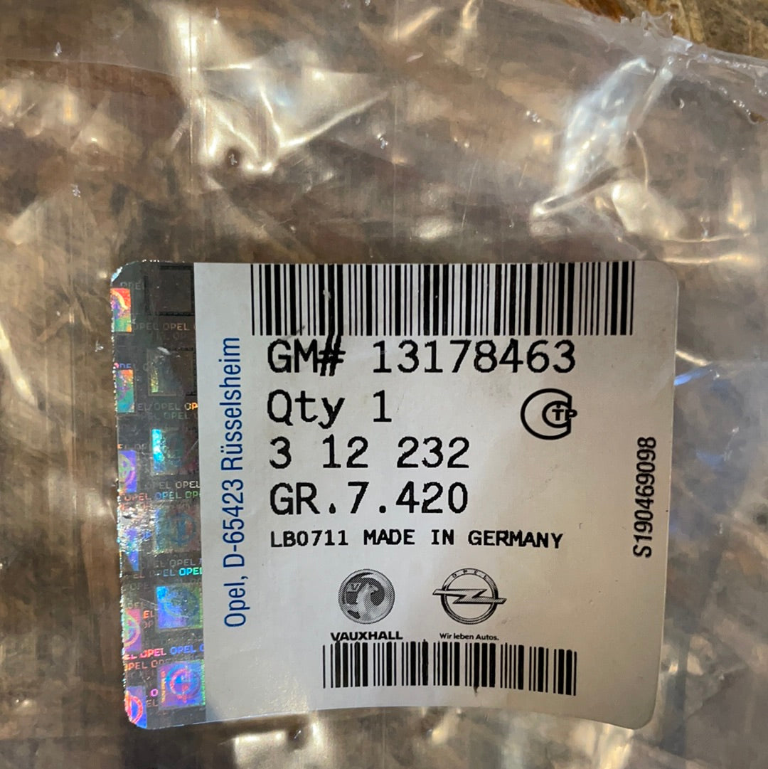 Original GM Opel Astra H Isolierung Vorderfeder grün Neu