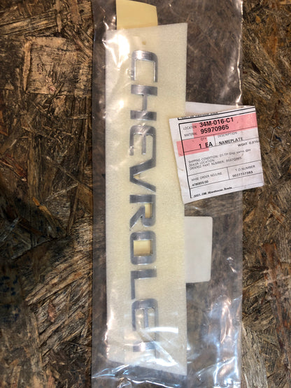 Original GM Chevrolet Emblem Neu