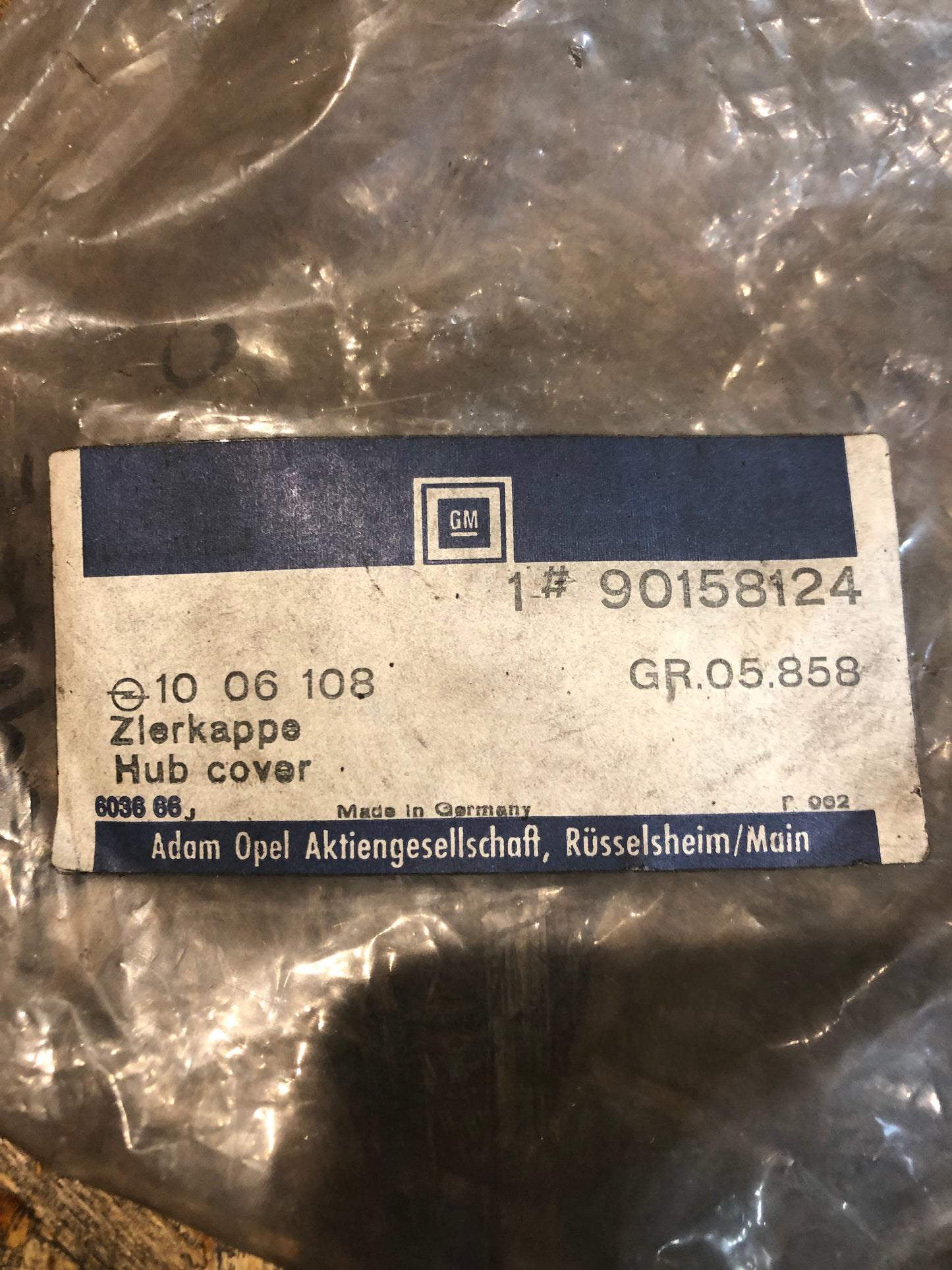 Original GM Opel Ascona C Kadett E Radkappe Neu
