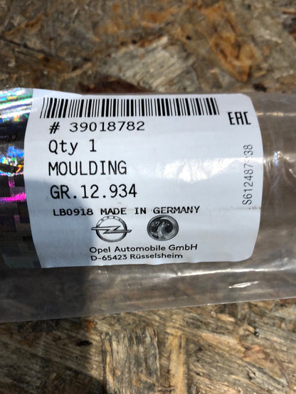 Original GM Opel Corsa E Zierleiste Chrom Fensterschacht hinten links Neu