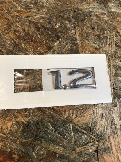 Original 1,2 Schriftzug NEU