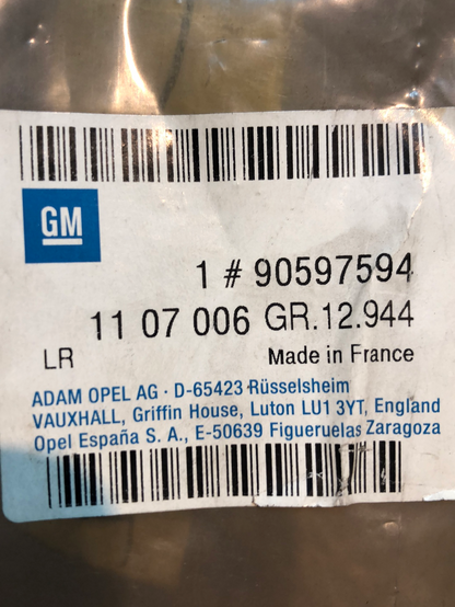 Original GM Opel Opel Zafira A Zierleiste Radlauf Kotflügel hinten rechts Neu