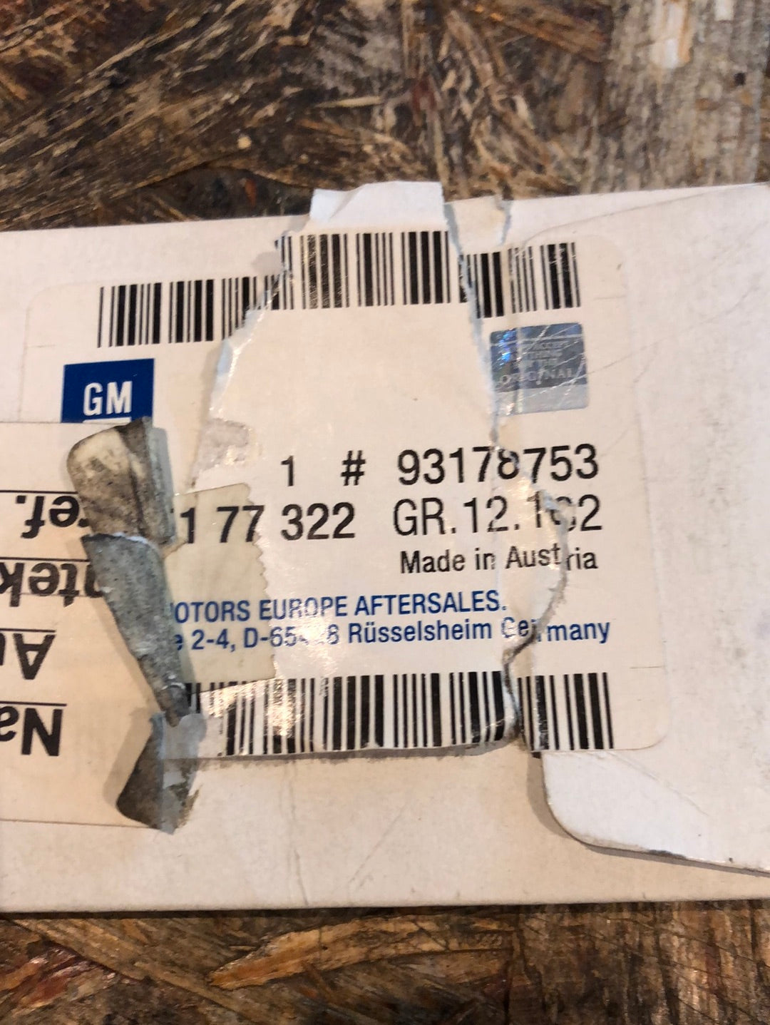 Original GM Opel Meriva A Emblem Neu