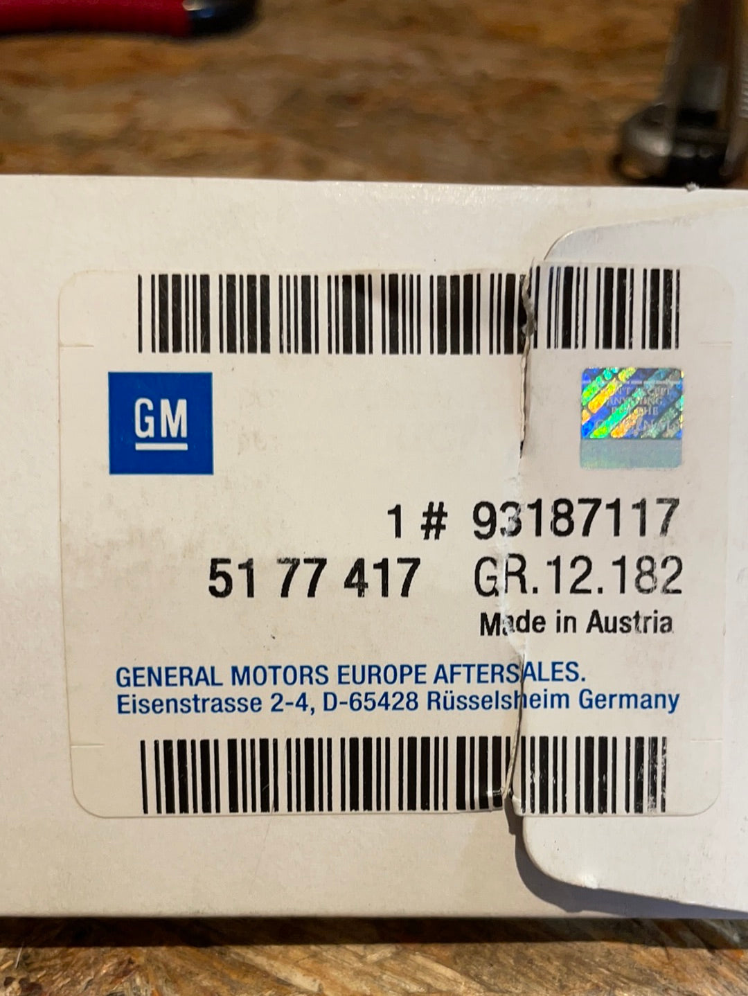 Original GM Opel Vectra C Schriftzug „Vectra 1.9 CDTI“ hinten Neu