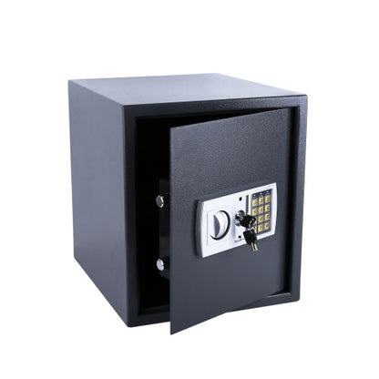 Safe Tresor Dokumententresor mit Elektonik- Zahlenschloss 35x40x40 cm LED Anzeige Stahlbolzen