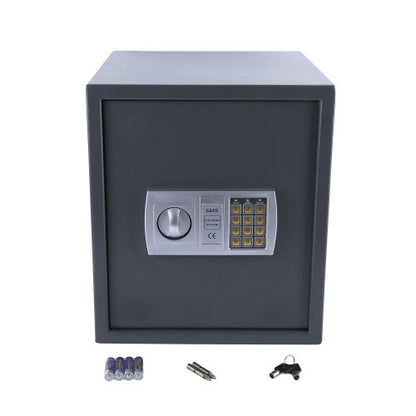 Safe Tresor Dokumententresor mit Elektonik- Zahlenschloss 35x40x40 cm LED Anzeige Stahlbolzen