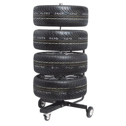 Felgenbaum Felgenständer fahrbar XL incl.Reifenschutzhülle, bis 285 mm Reifenbreite