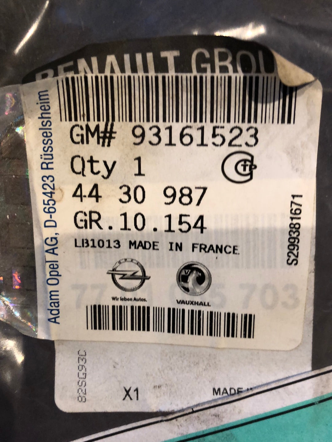 Original GM Opel Vivaro A Behälter Wischwasser Neu
