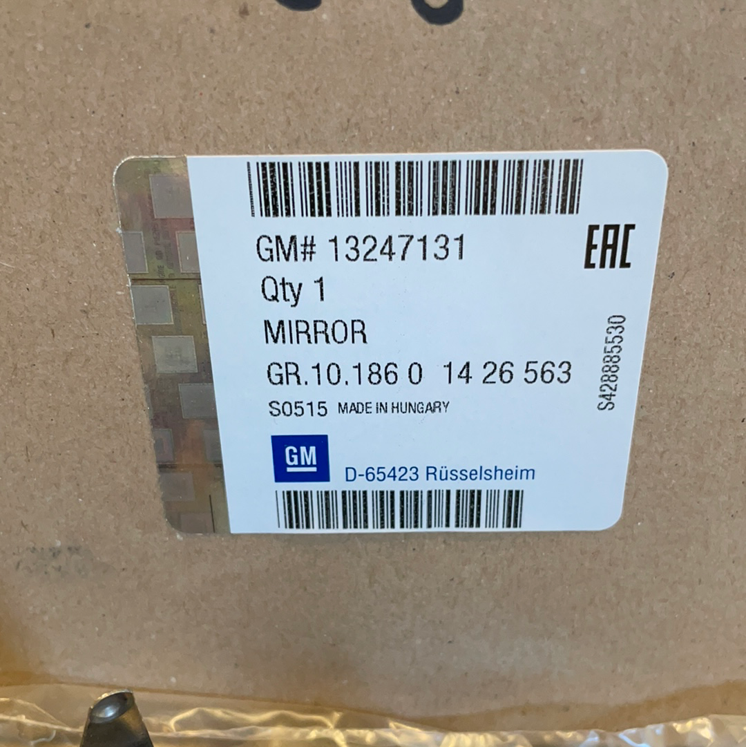 Original GM Opel Insignia Spiegelglas links Neu