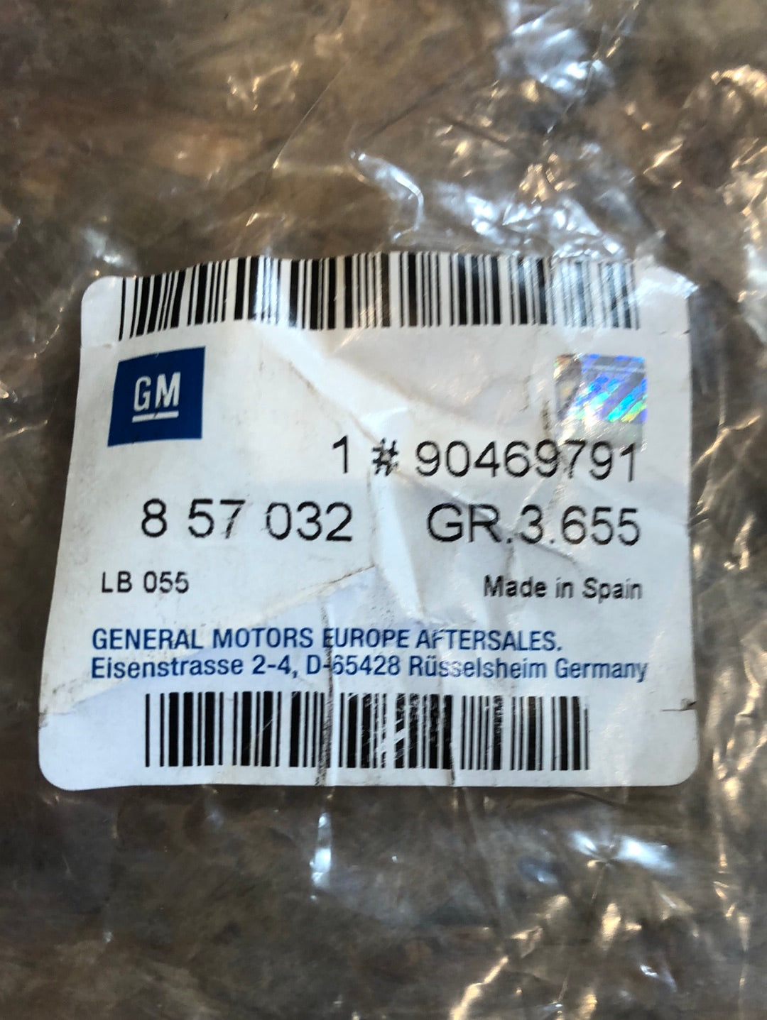 Original GM Opel Calibra Vectra A 2.0 Verbindungsschlauch Neu