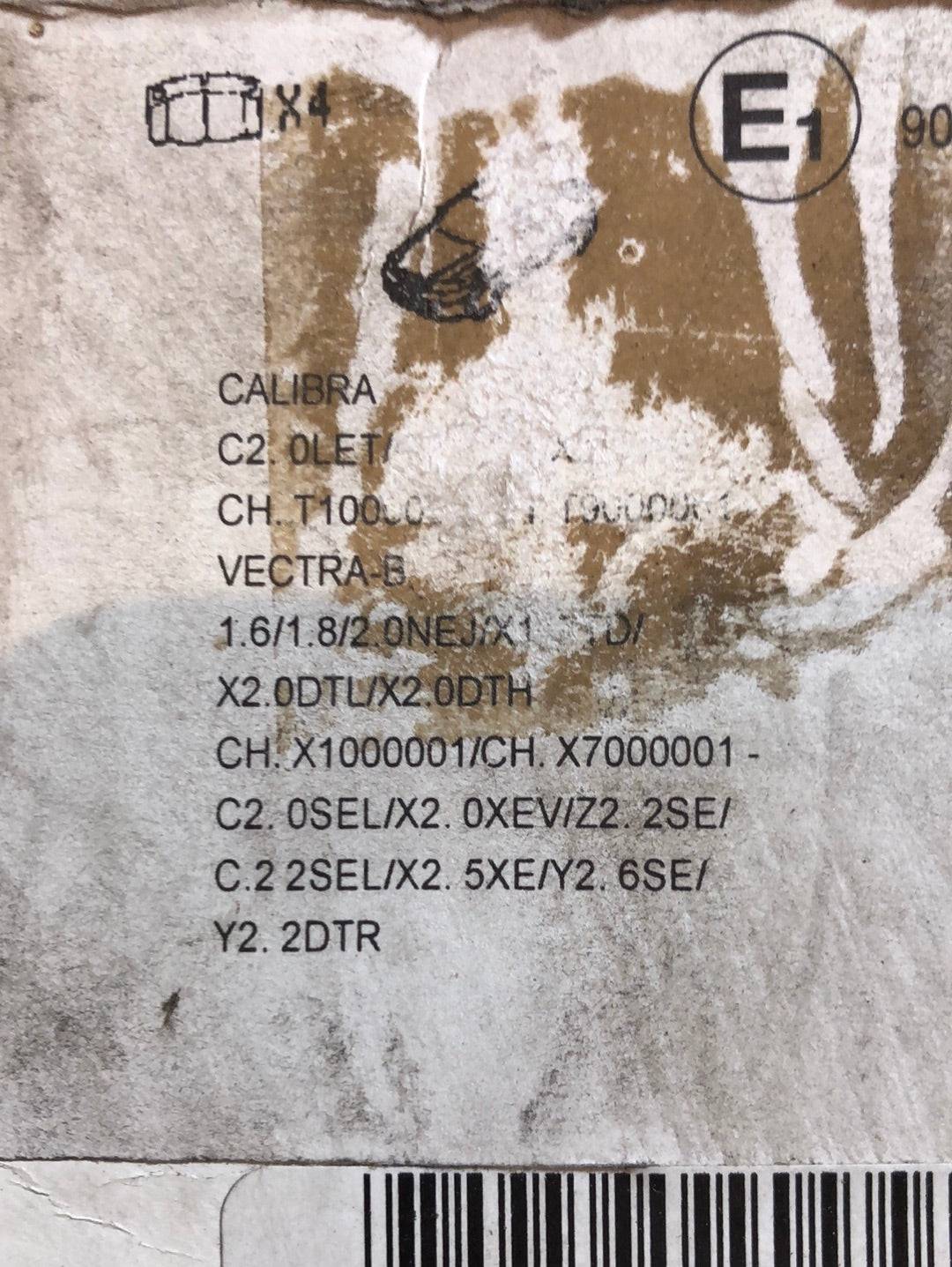 Original GM Opel Calibra Vectra B 1.6 1.8 2.0 Bremsklötze Neu