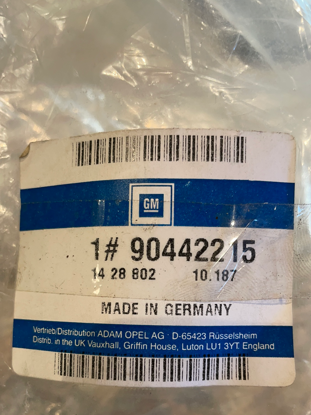 Original GM Opel Kadett E Spiegelabdeckung rechts Neu