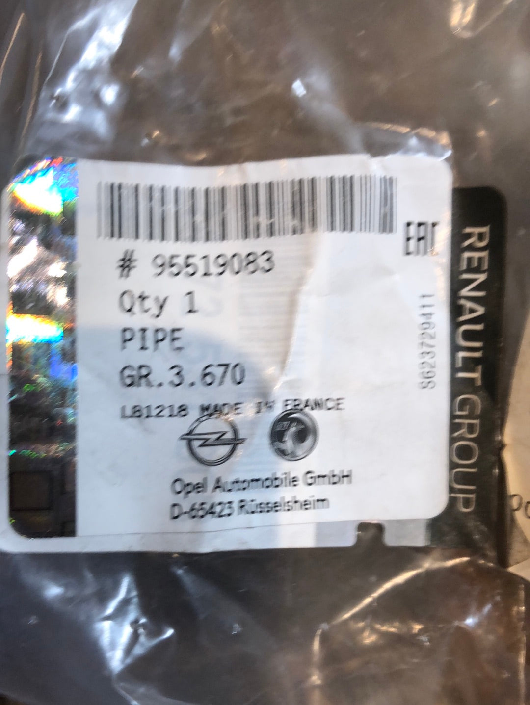 Original GM Opel Movano B Gehäuse Ventil Abgasrückführung Neu