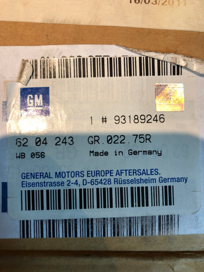 Original GM Opel Zafira A Lichtmaschine 100A 14V Neu