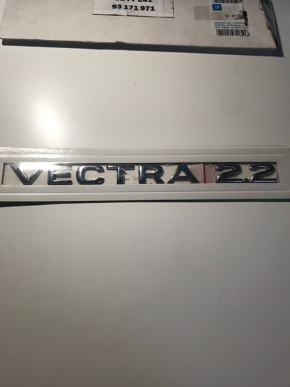 Original vectra C 2.2 Schriftzug Karosserie hinten NEU