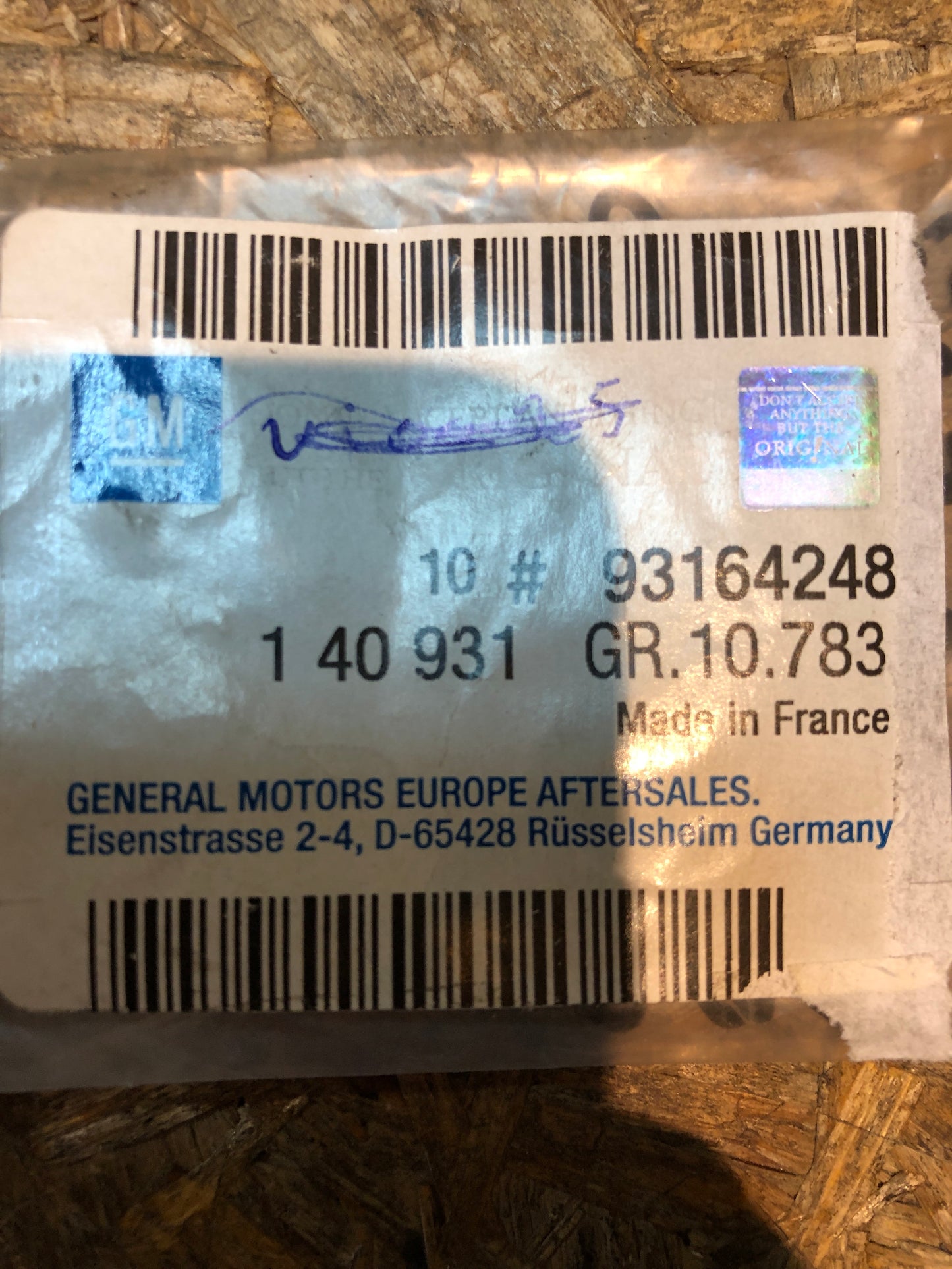 Original GM Opel Tigra B Fensterheber Mutter M6 Neu