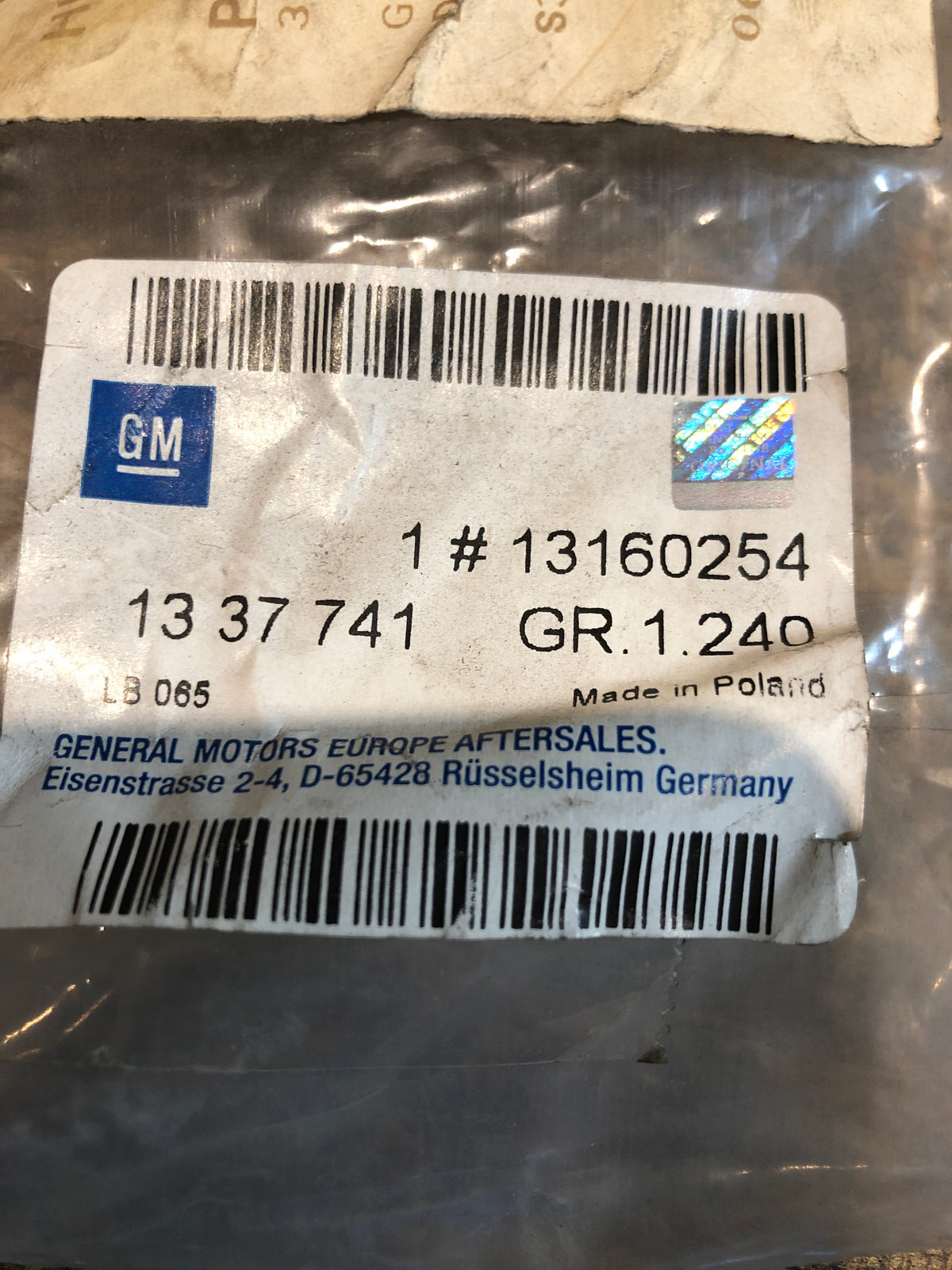 Original Zafira B Bj. 08 Astra H Bj. 06 Kühlleitung