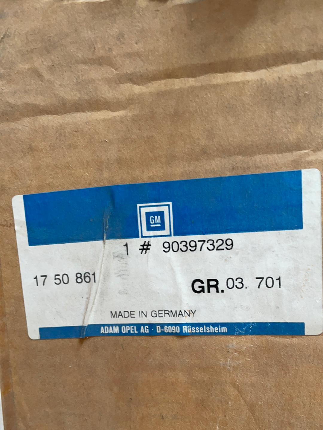 Original GM Opel Vectra A Endschalldämpfer 89-95 Neu