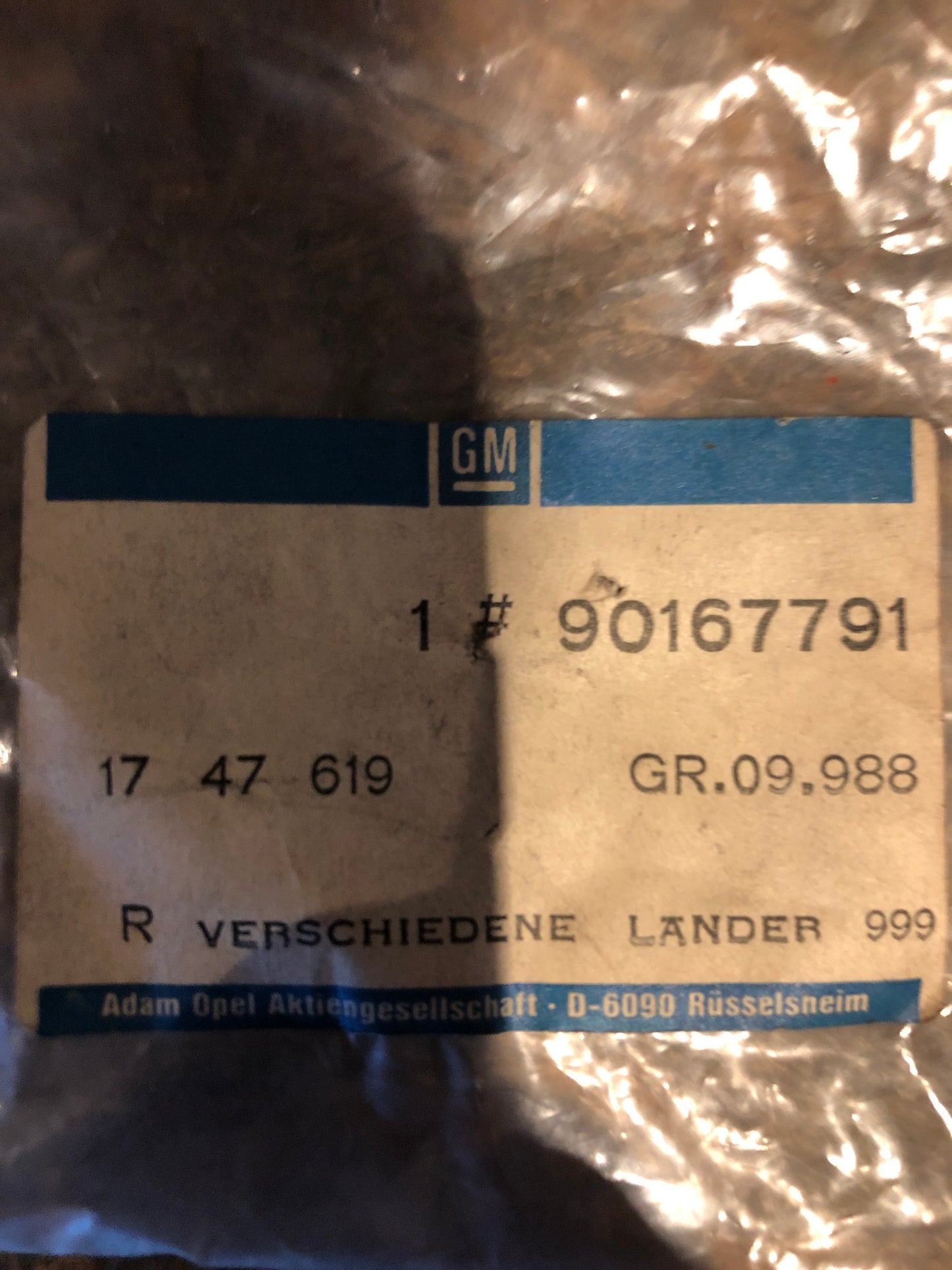 Original Opel Corsa Kofferraumleuchte Einbausatz Neu