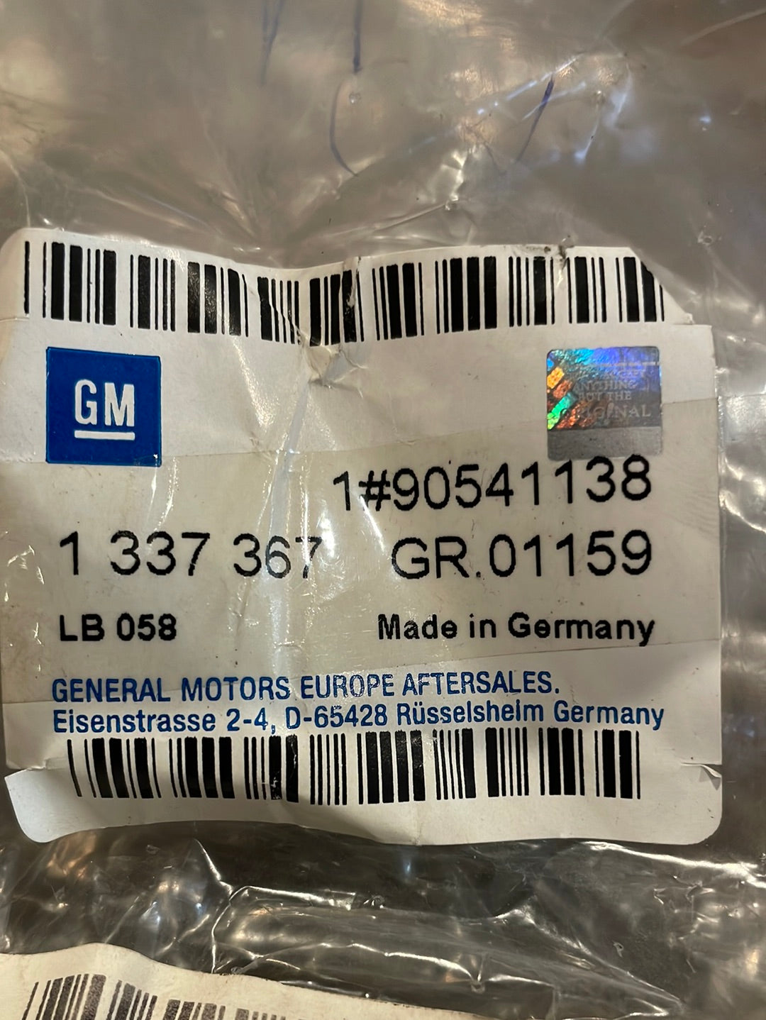 Original GM Opel Vectra B Schlauch Kühlereinlass Neu