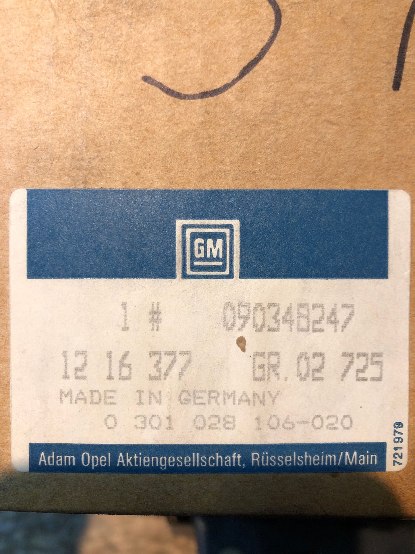 Original GM Opel Vectra A CC Scheinwerfer vorne rechts (Bosch) Neu