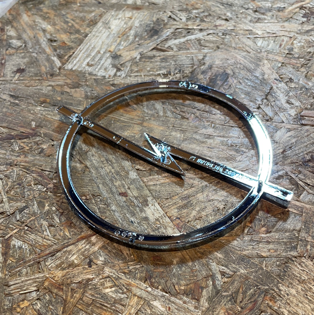 Original GM Opel Ascona Rekord E Emblem Kühlergrill Neu