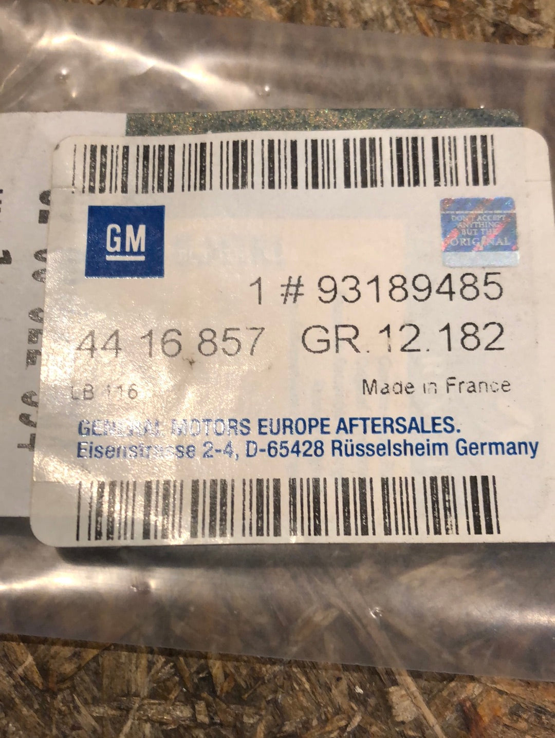 Original GM Opel Movano Emblem Schriftzug Neu