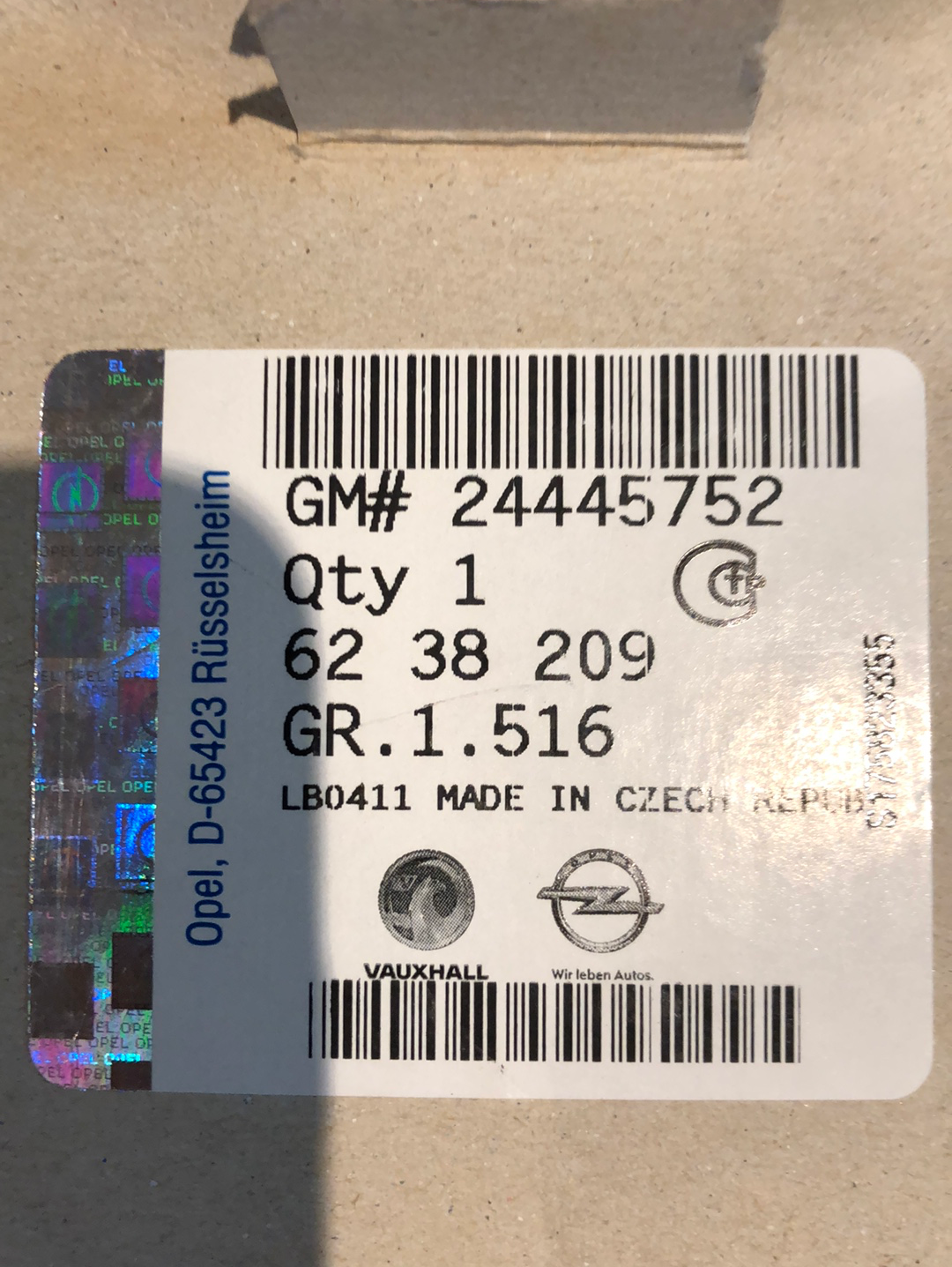 Original GM Opel Astra GTC 1.8 16V Bj. 05 Ölsensor Neu