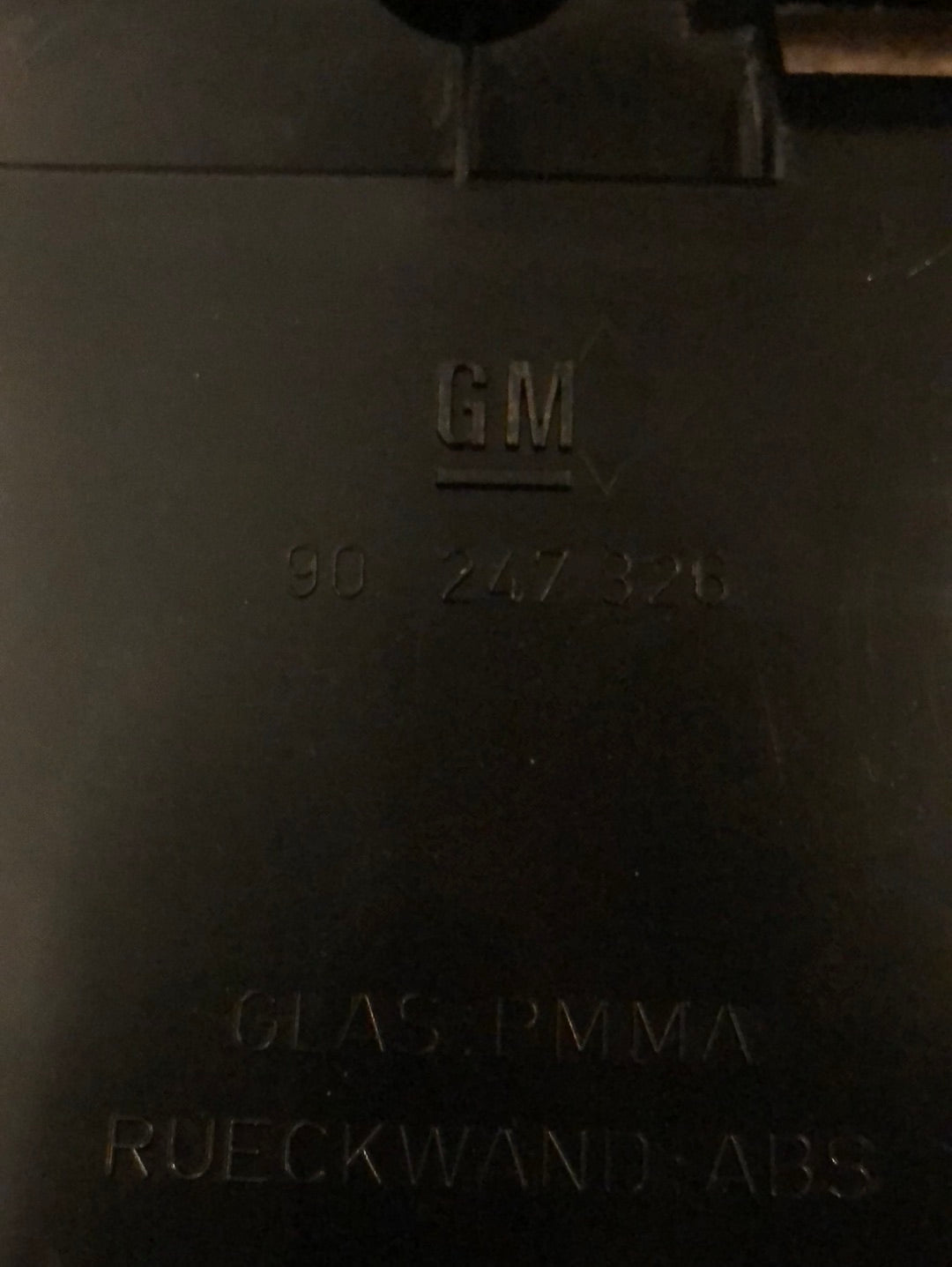 Original GM Opel Senator B Blende Kofferraumdeckel Neu