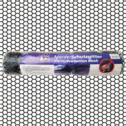 Mardergitter Marderabwehr universal XL 190 x 150 cm Marderschutzgitter schwarz