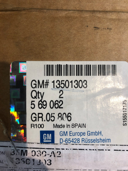 Original GM Opel Insignia A Schrägheck Chevrolet Malibu 8 Bremsscheibensatz Hinterachse belüftet Neu
