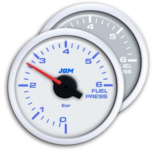 Zusatzinstrument, Dynamic, Kraftstoffdruck, Schrittmotor Technik, 2-farbige LED Anzeige wählbar, Ø52mm