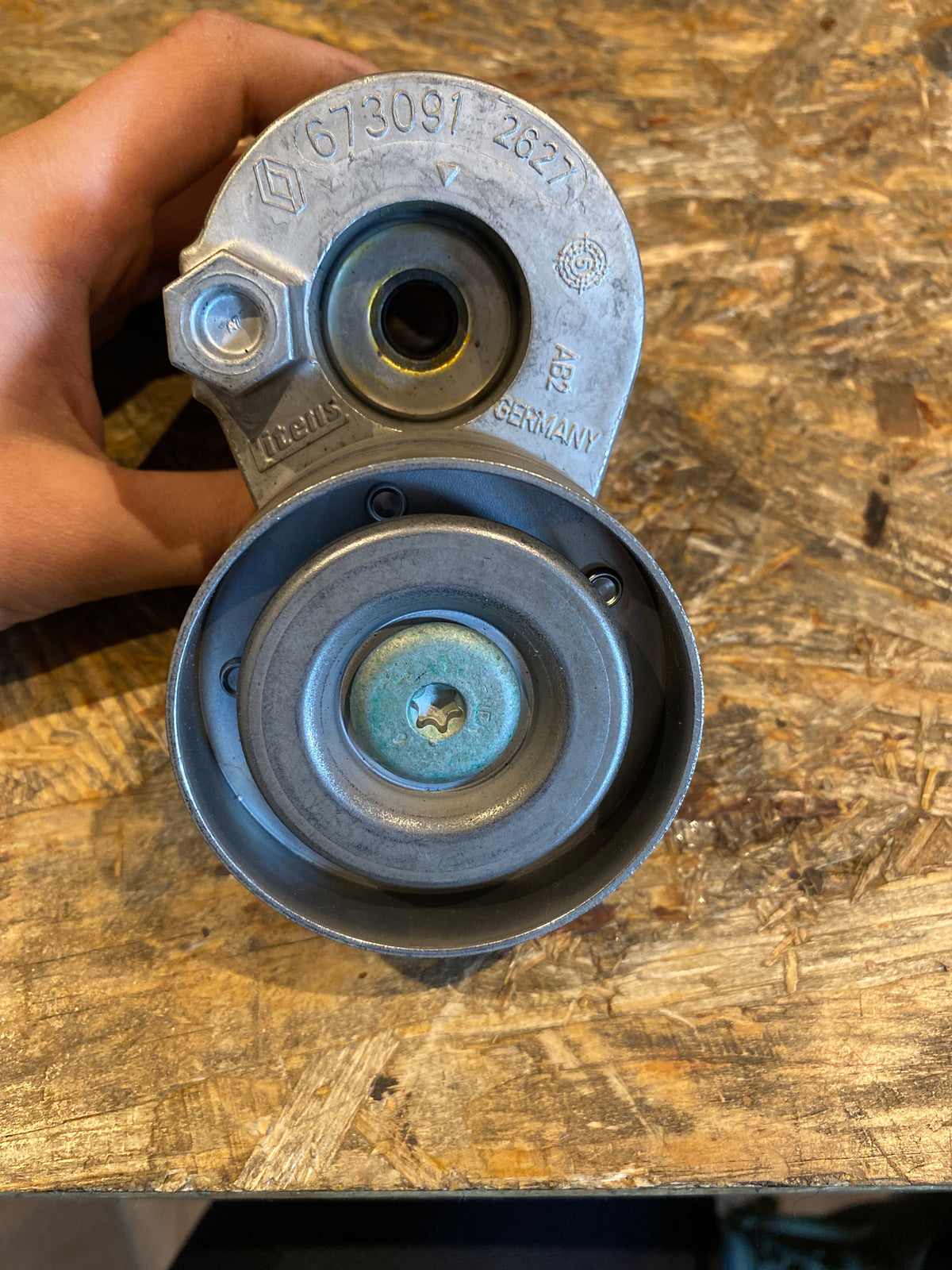 Original Opel Movano Vivaro spannrolle kahlriehmenspanner NEU