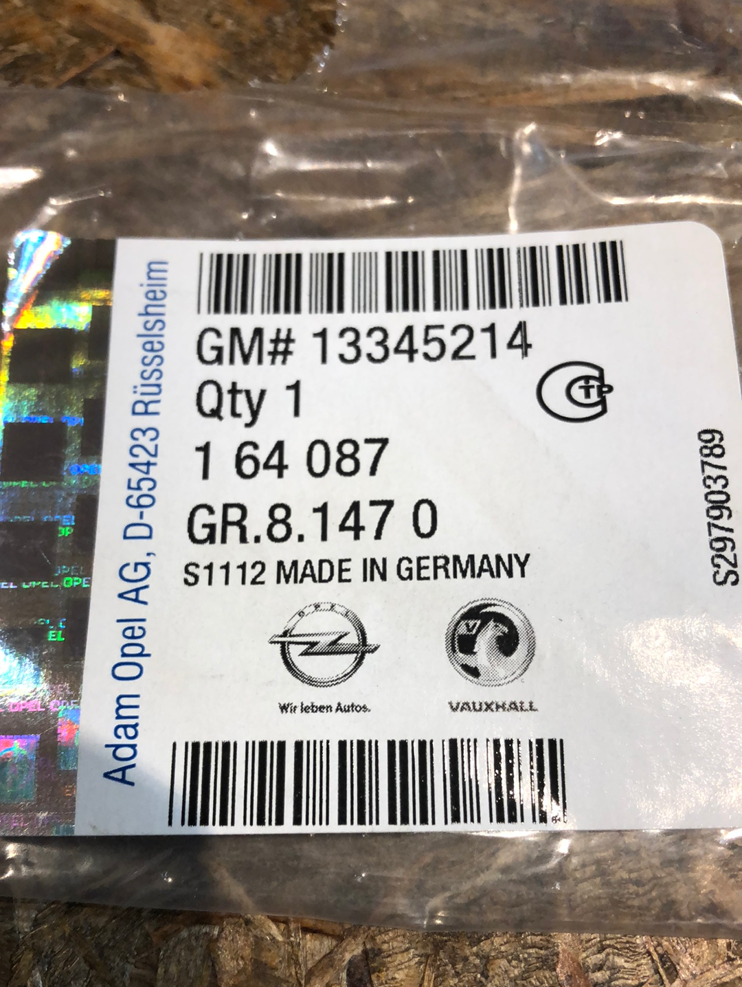 Original Opel Crossland X Einstiegsblende Neu
