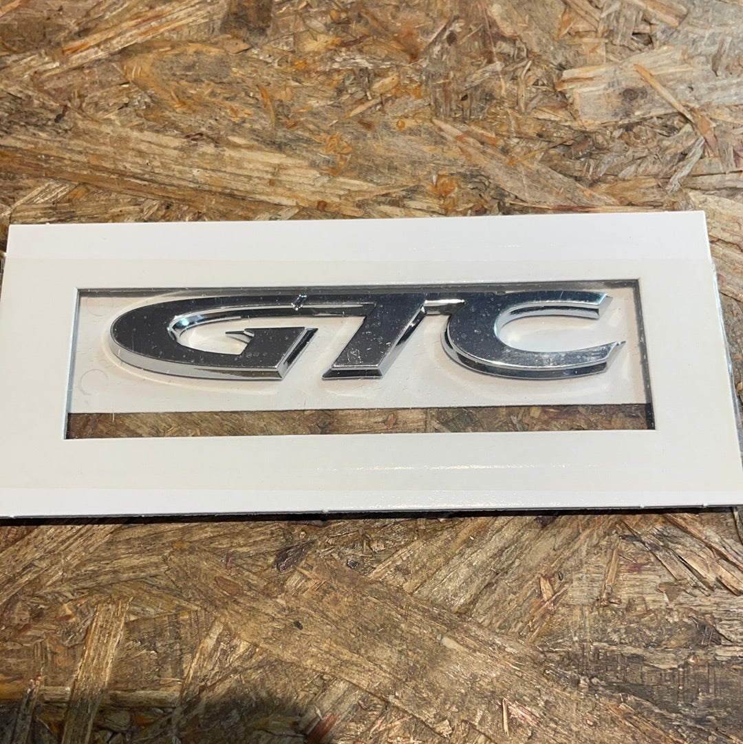 Original GM Opel Astra J Schriftzug „GTC“ hinten Neu