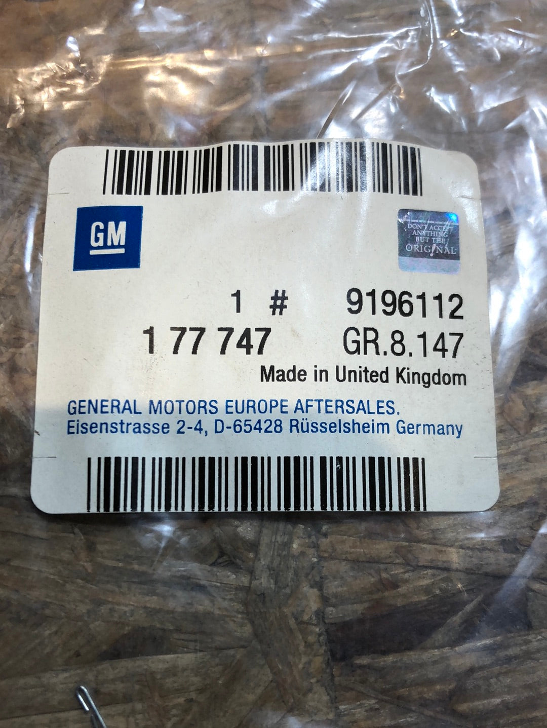 Original GM Opel Vectra B Opel-Emblem Neu
