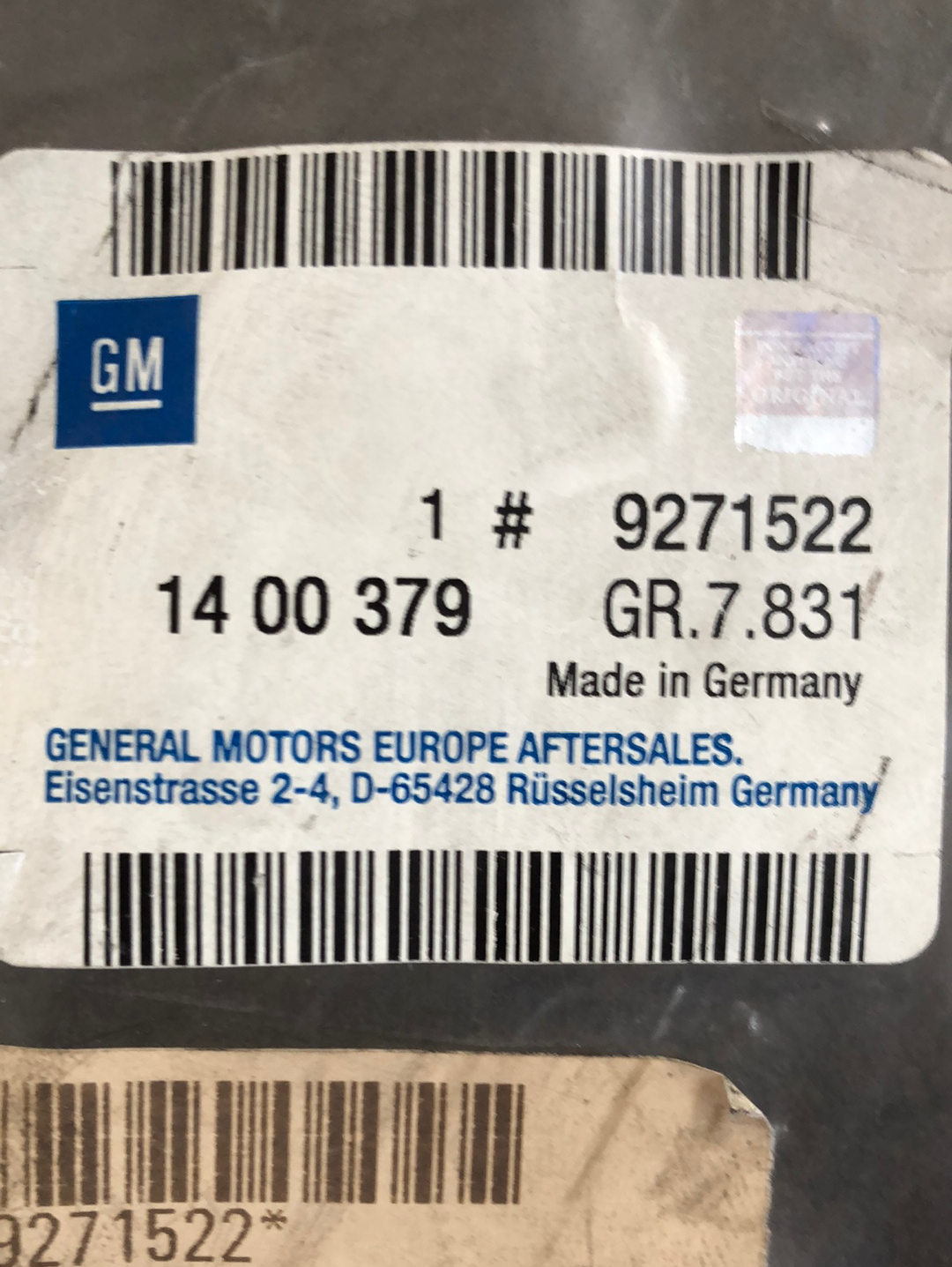 Original GM Opel Signum Kühlergrill Neu